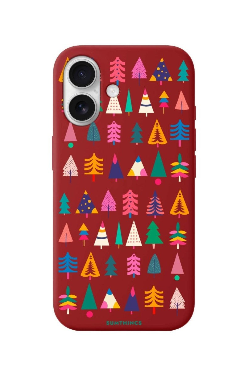 iPhone 16 Tiny Forest Premium Telefon Kılıfı Kırmızı - SUMTHINCS