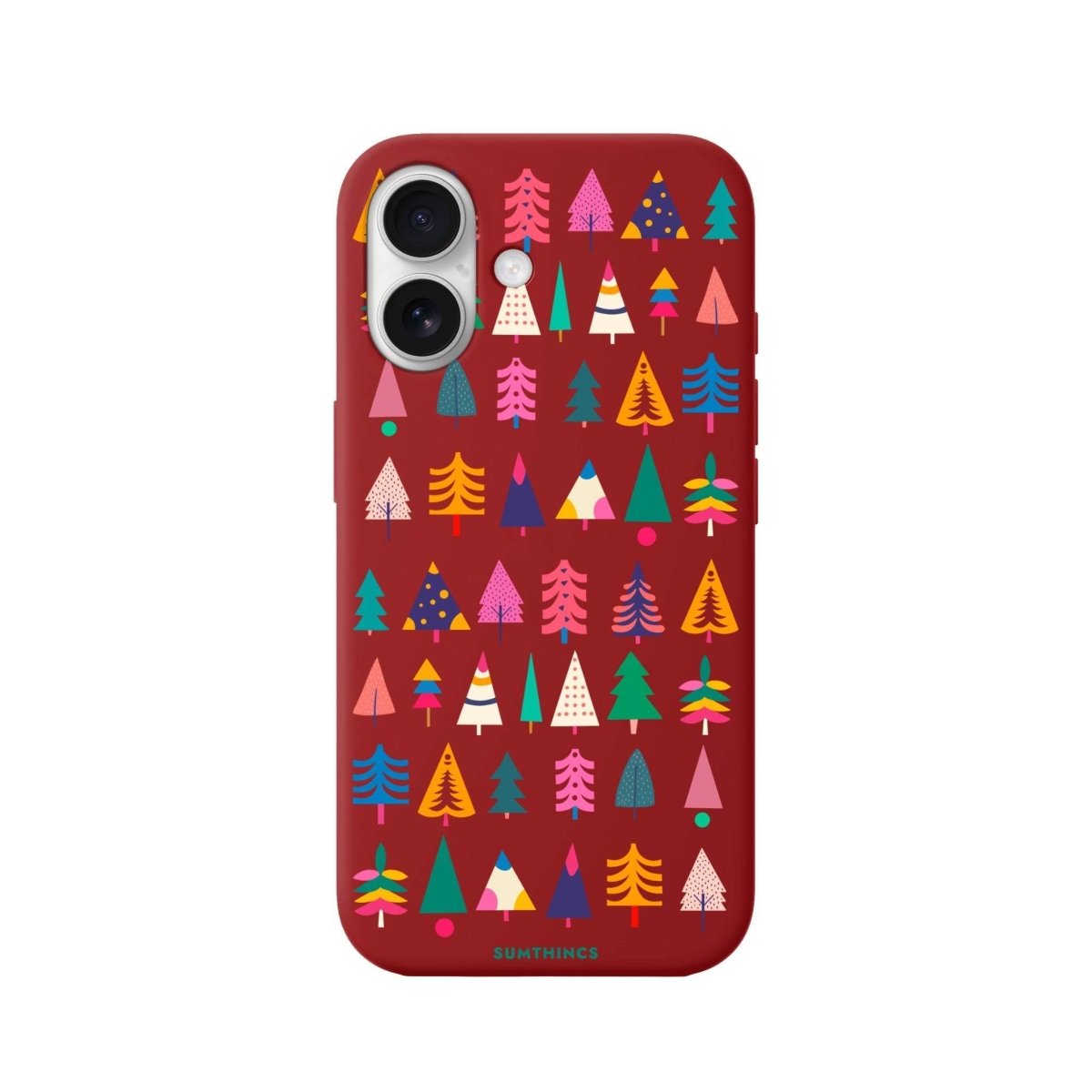 iPhone 16 Tiny Forest Premium Telefon Kılıfı Kırmızı - SUMTHINCS