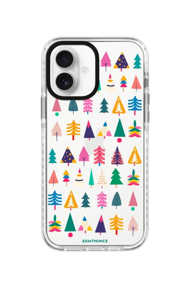 iPhone 16 Tiny Forest Procase Şeffaf Telefon Kılıfı Beyaz Şeffaf - SUMTHINCS