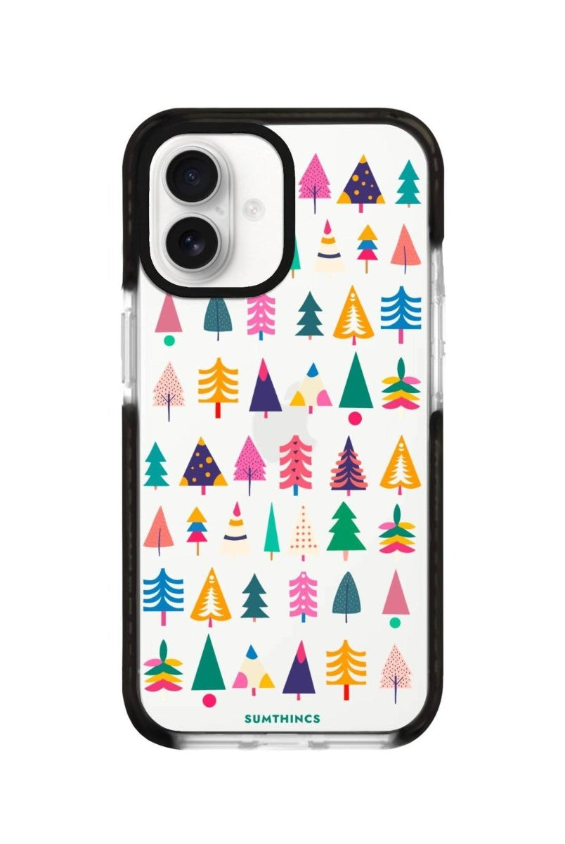 iPhone 16 Tiny Forest Procase Şeffaf Telefon Kılıfı Siyah Şeffaf - SUMTHINCS