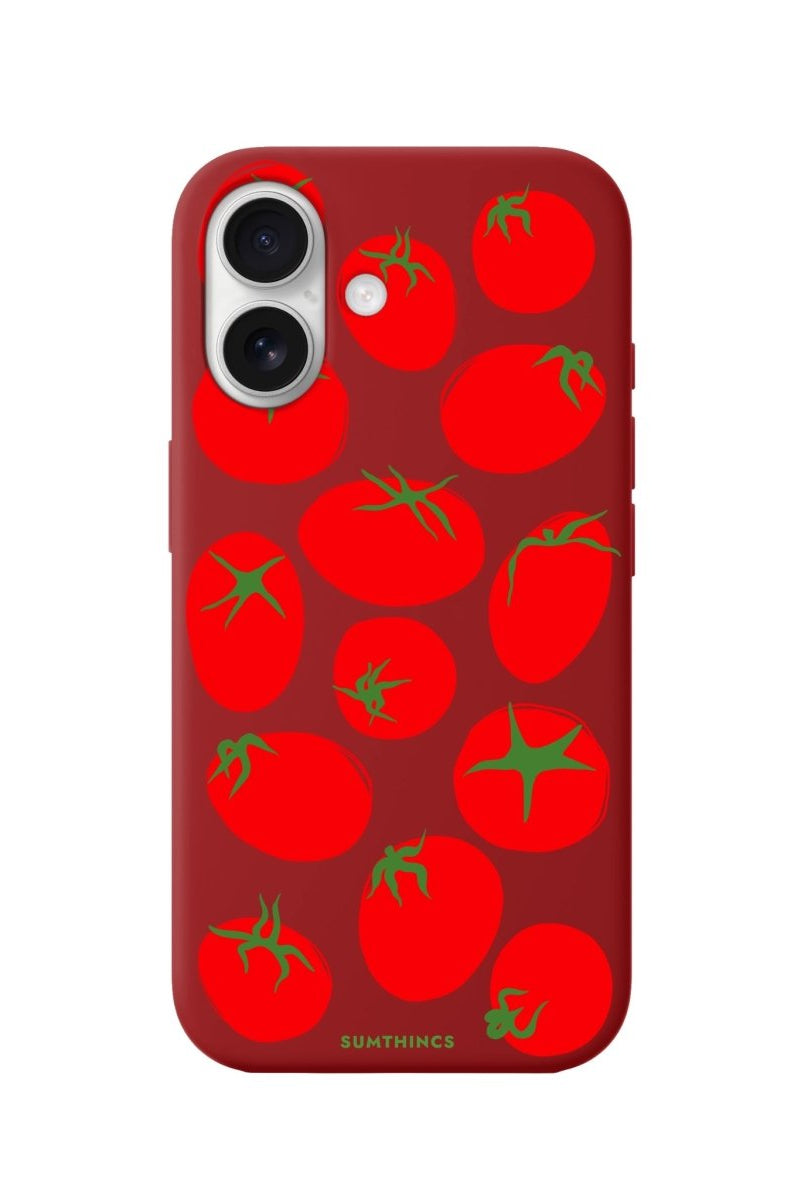 iPhone 16 Tomatoes Premium Telefon Kılıfı Kırmızı - SUMTHINCS
