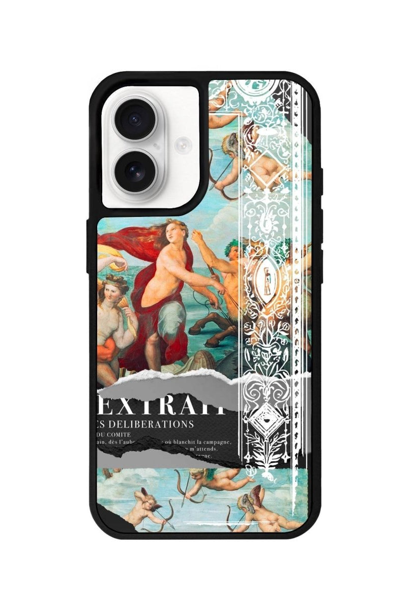 iPhone 16 Triumph of Galatea Mirror Aynalı Telefon Kılıfı Antrasit - SUMTHINCS