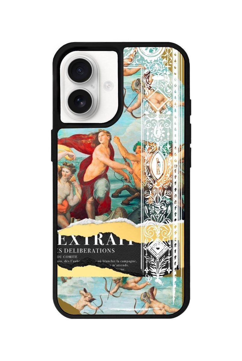 iPhone 16 Triumph of Galatea Mirror Aynalı Telefon Kılıfı Altın - SUMTHINCS