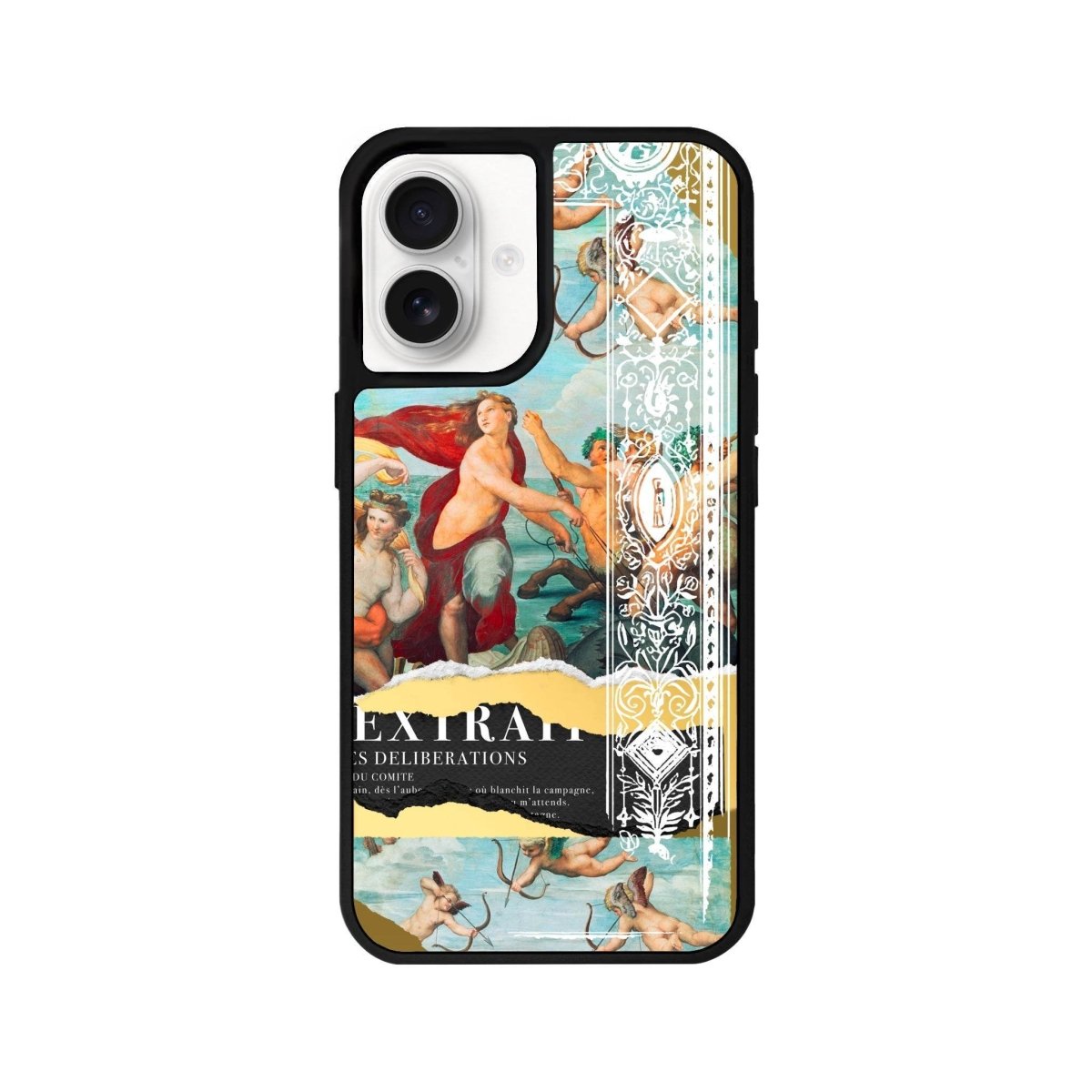 iPhone 16 Triumph of Galatea Mirror Aynalı Telefon Kılıfı Altın - SUMTHINCS