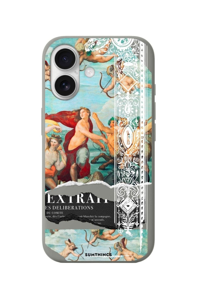 iPhone 16 Triumph of Galatea Premium Telefon Kılıfı Gri - SUMTHINCS