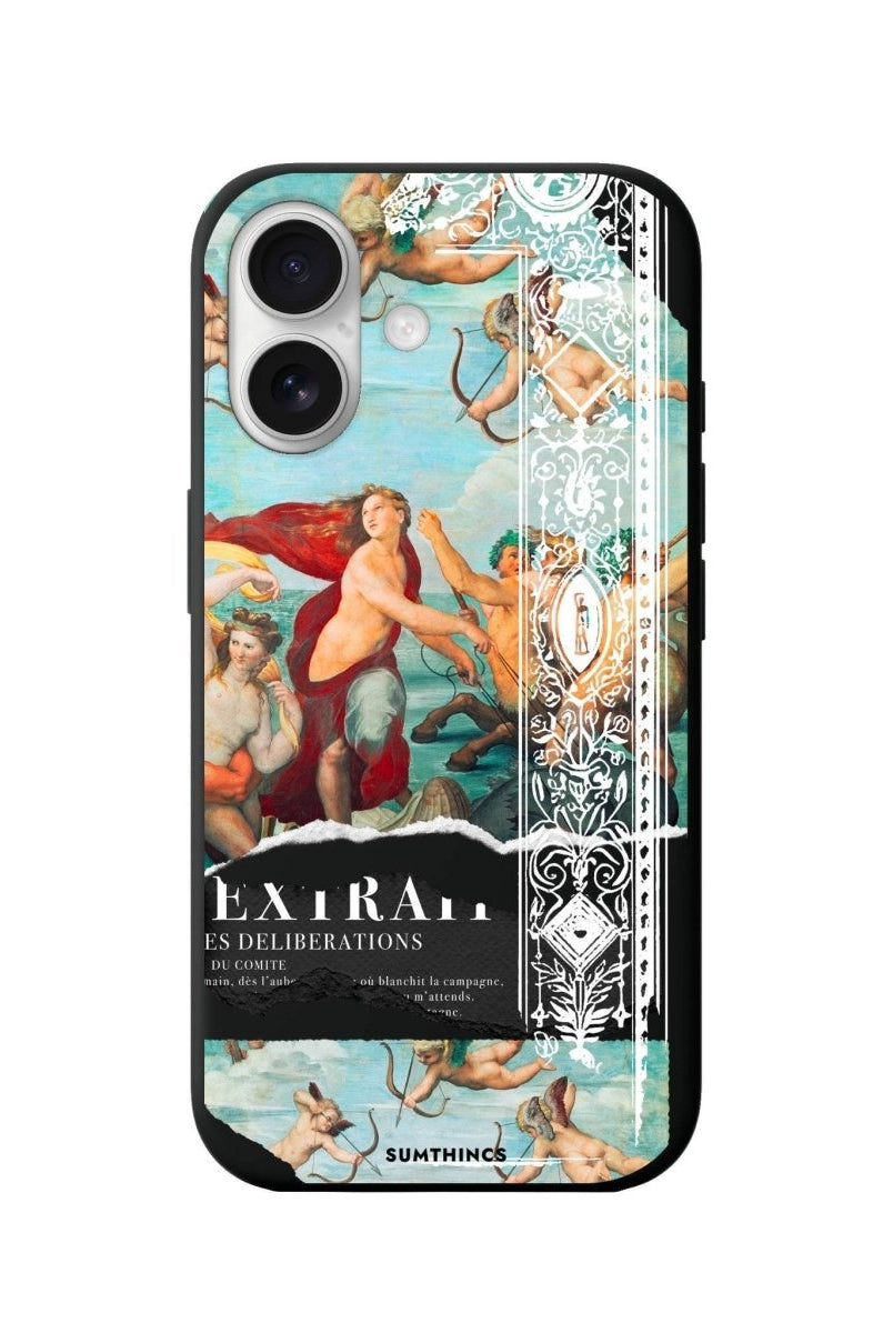 iPhone 16 Triumph of Galatea Premium Telefon Kılıfı Siyah - SUMTHINCS