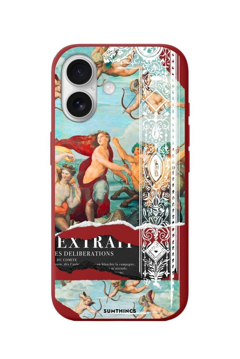 iPhone 16 Triumph of Galatea Premium Telefon Kılıfı Kırmızı - SUMTHINCS