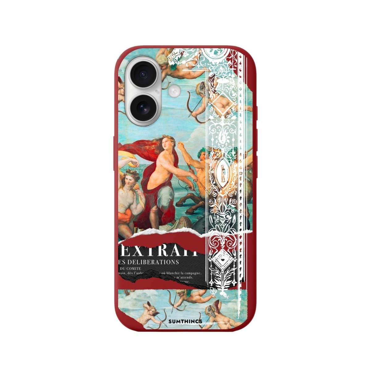 iPhone 16 Triumph of Galatea Premium Telefon Kılıfı Kırmızı - SUMTHINCS