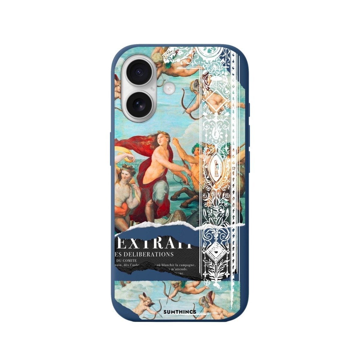 iPhone 16 Triumph of Galatea Premium Telefon Kılıfı Pasifik Mavi - SUMTHINCS