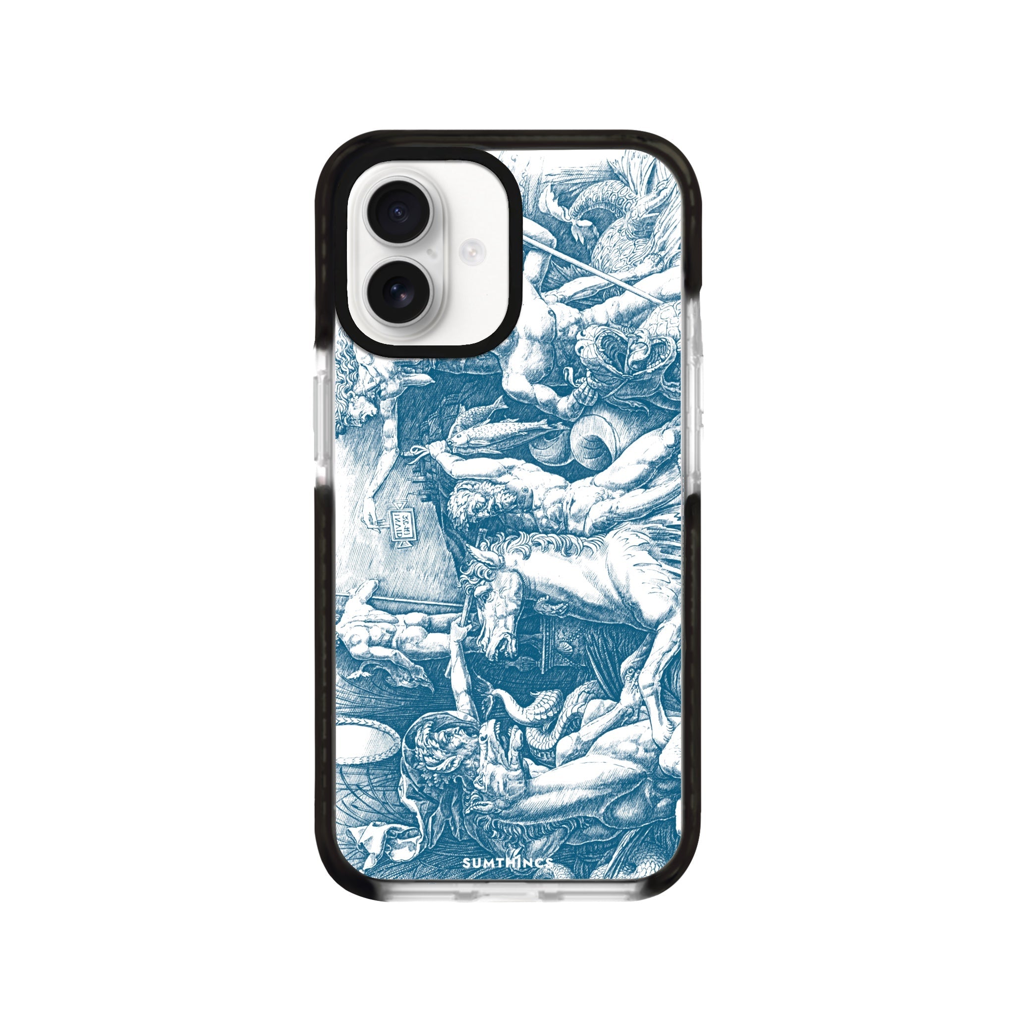 iPhone 16 War of Sea Gods Procase Şeffaf Telefon Kılıfı Siyah Şeffaf - SUMTHINCS