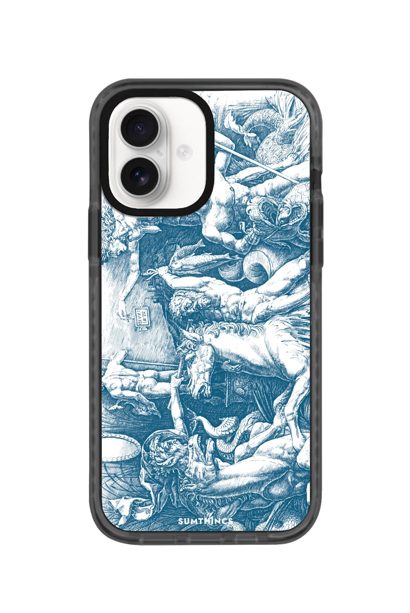 iPhone 16 War of Sea Gods Procase Şeffaf Telefon Kılıfı Antrasit - SUMTHINCS