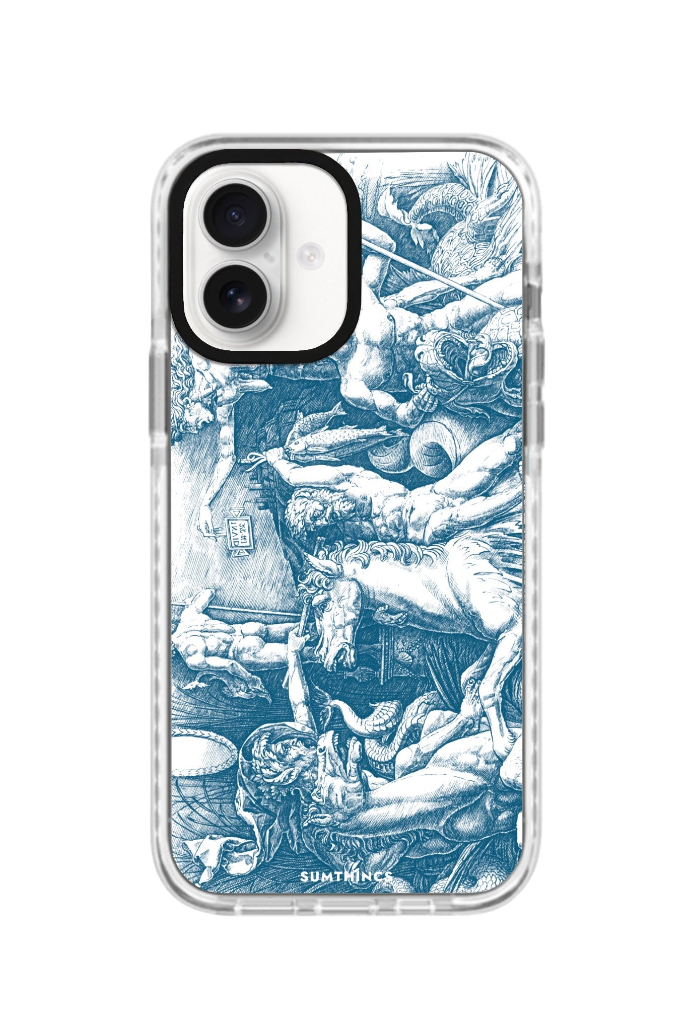 iPhone 16 War of Sea Gods Procase Şeffaf Telefon Kılıfı Beyaz Şeffaf - SUMTHINCS