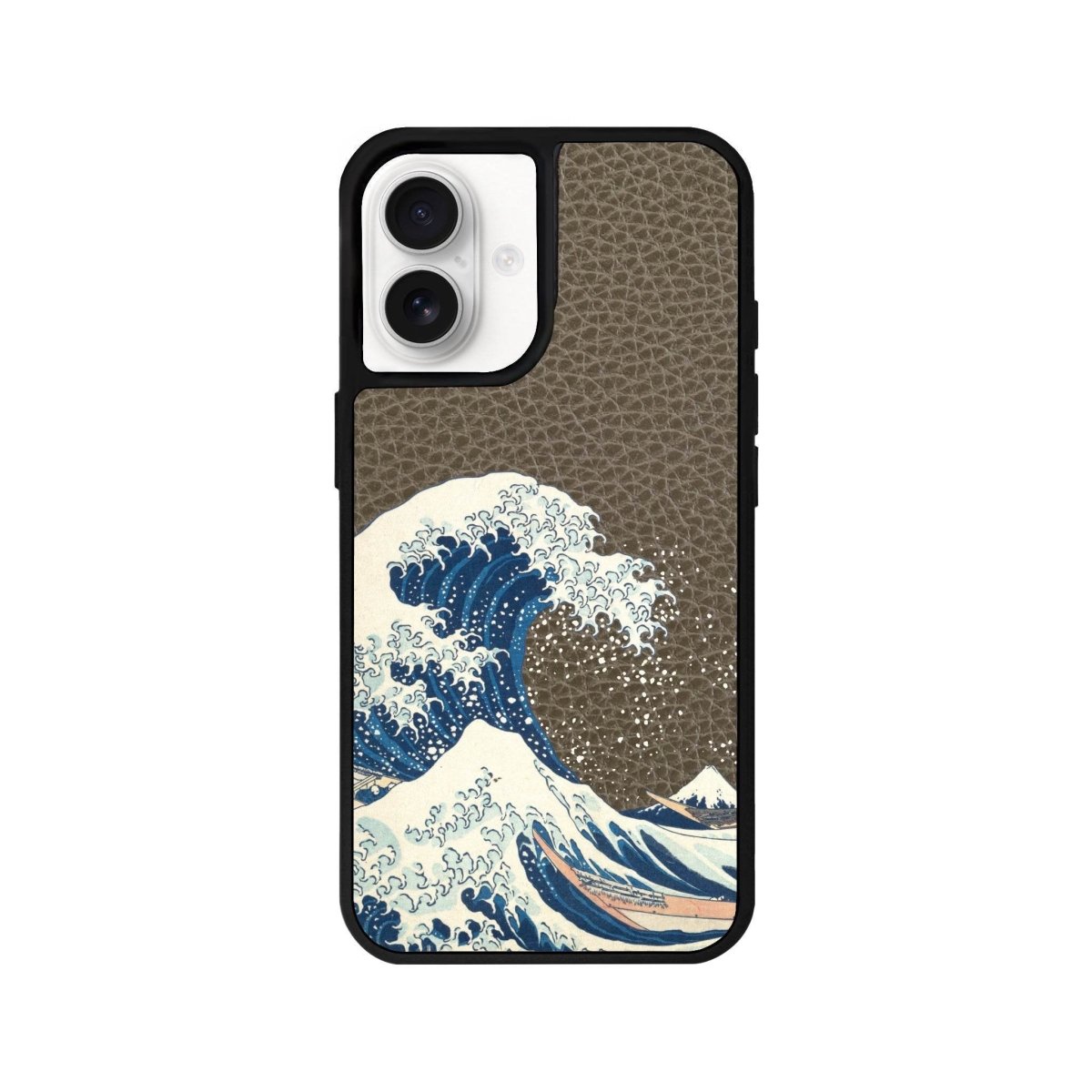 iPhone 16 Waves Leather Vegan Deri Telefon Kılıfı - SUMTHINCS