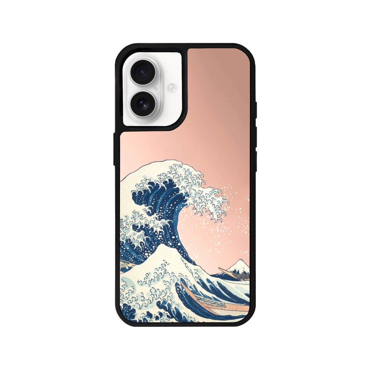 iPhone 16 Waves Mirror Aynalı Telefon Kılıfı Metalik Pembe - SUMTHINCS