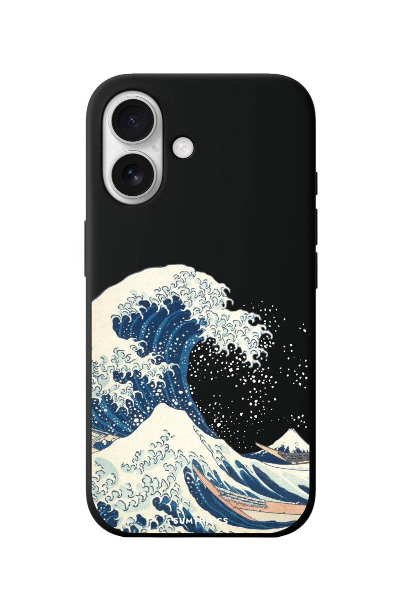 iPhone 16 Waves Premium Telefon Kılıfı Siyah - SUMTHINCS
