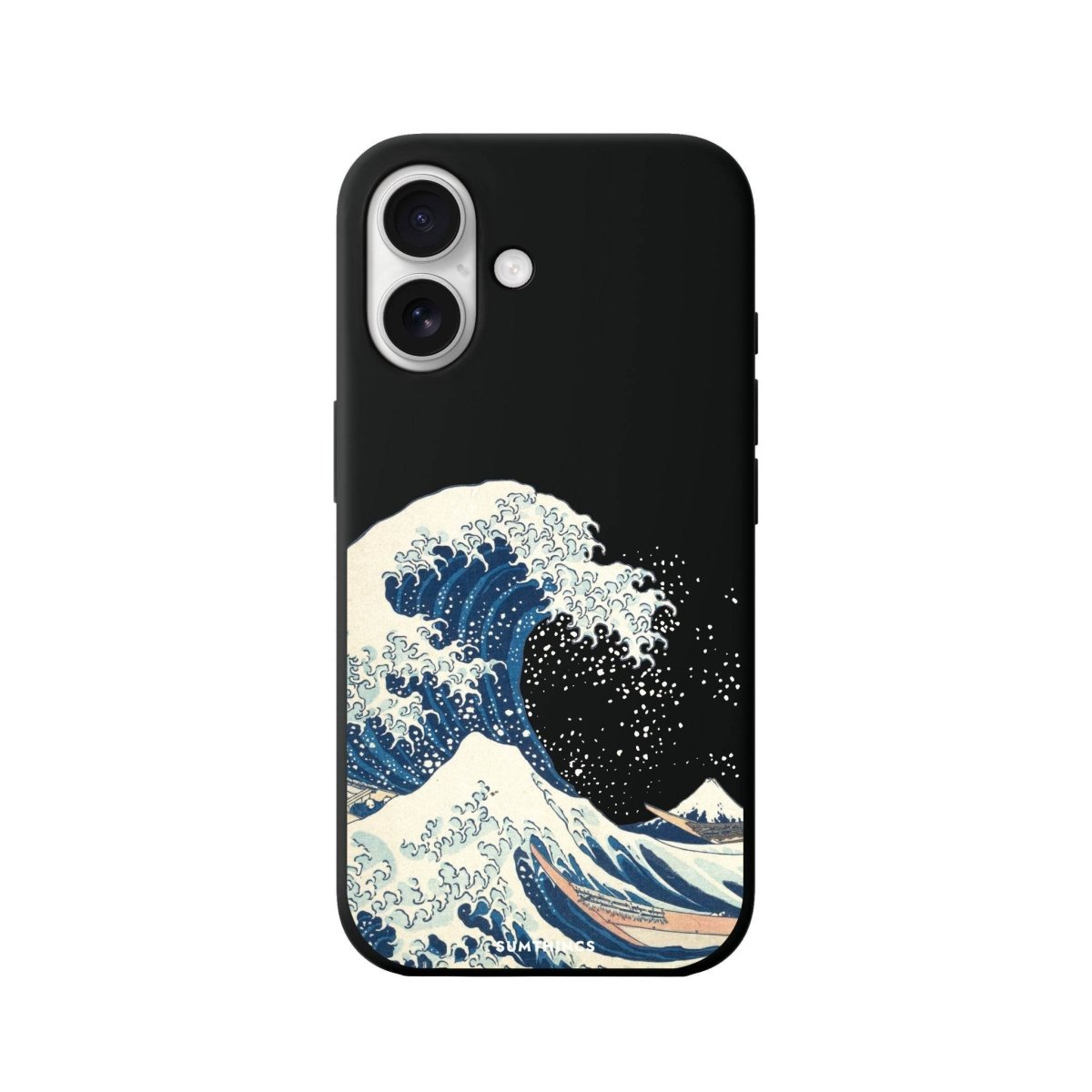 iPhone 16 Waves Premium Telefon Kılıfı Siyah - SUMTHINCS