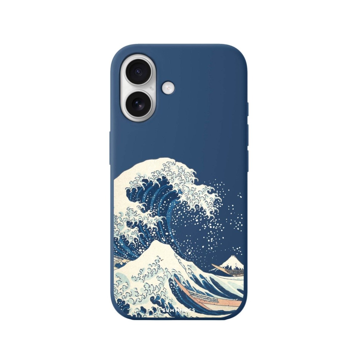 iPhone 16 Waves Premium Telefon Kılıfı Pasifik Mavi - SUMTHINCS