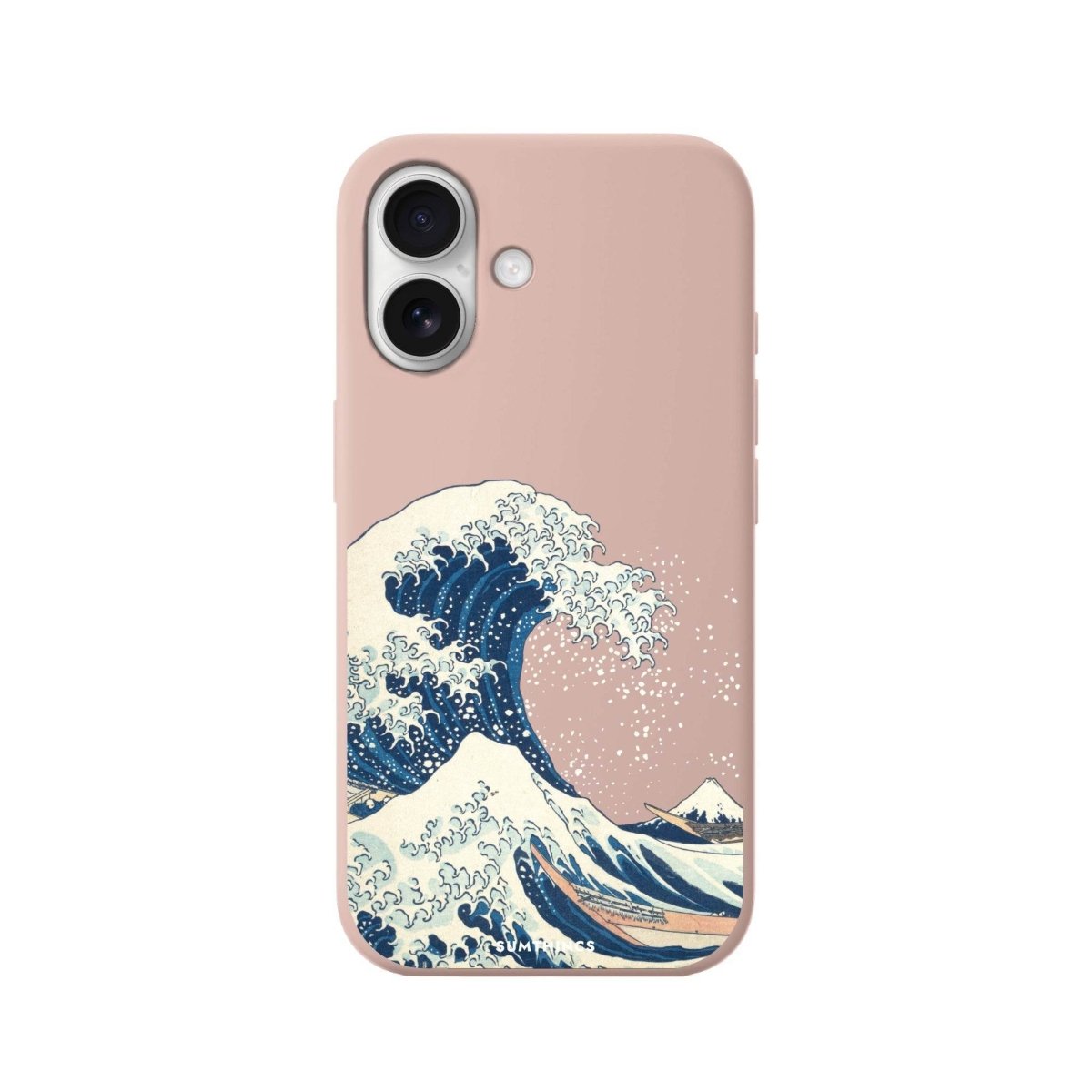 iPhone 16 Waves Premium Telefon Kılıfı Bej - SUMTHINCS