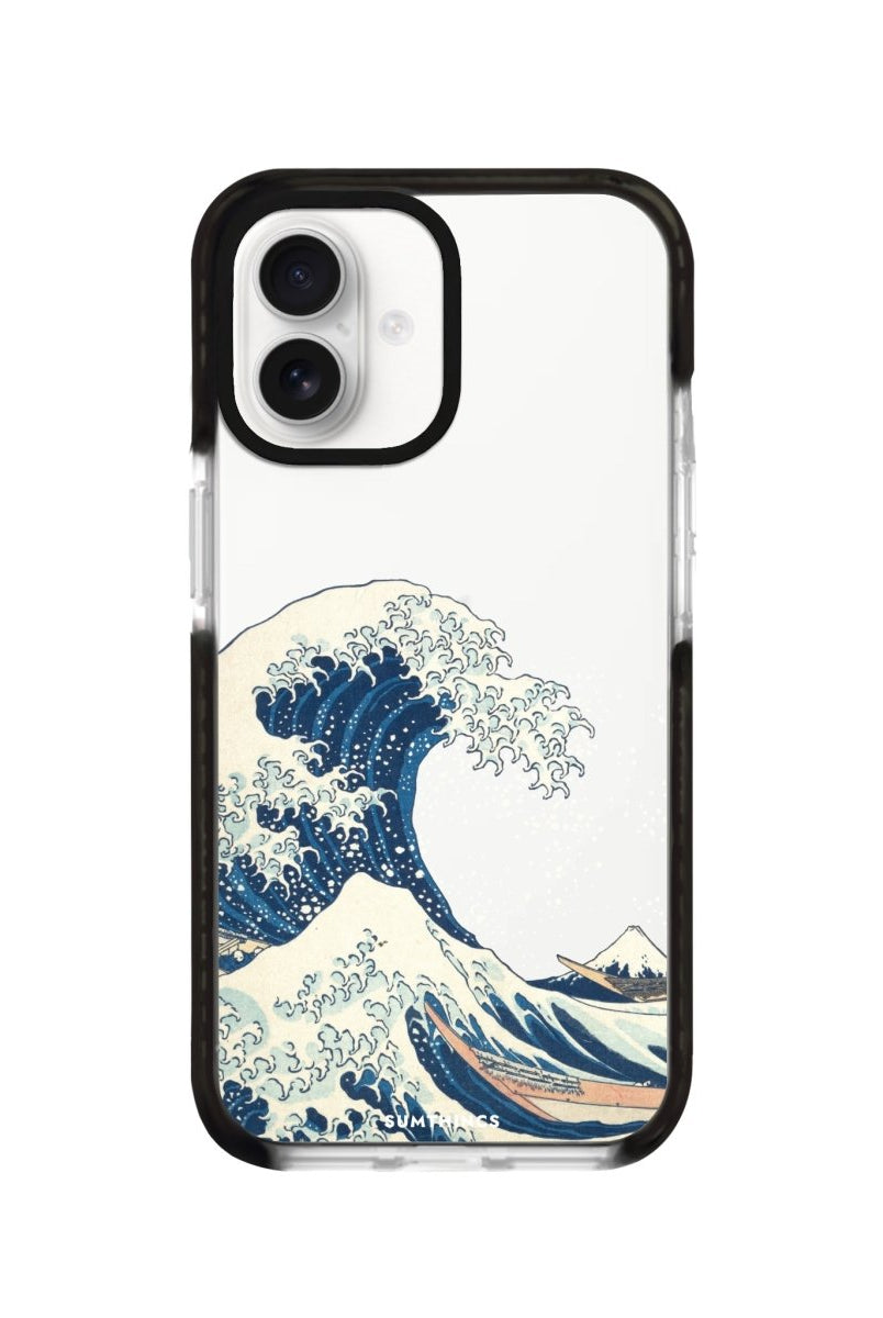 iPhone 16 Waves Procase Şeffaf Telefon Kılıfı Siyah Şeffaf - SUMTHINCS