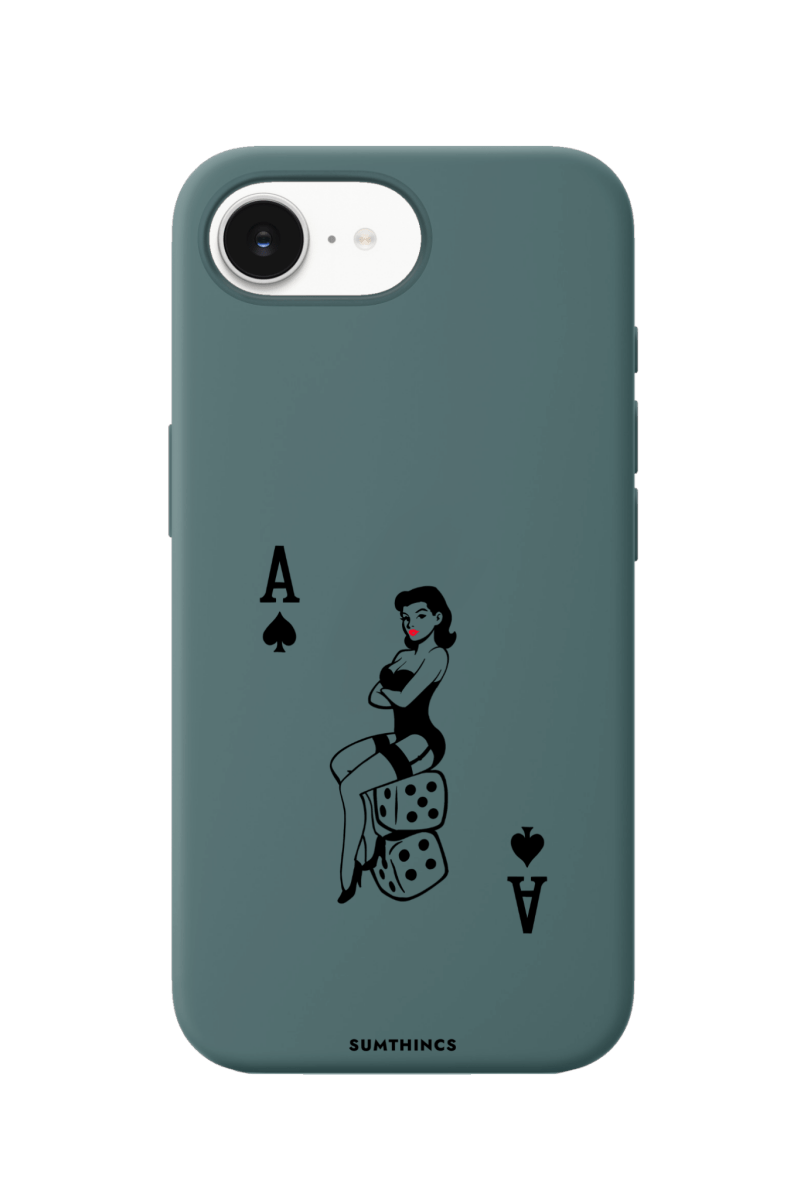 iPhone 16E Ace Queen Premium Telefon Kılıfı Kaktüs Yeşili - SUMTHINCS