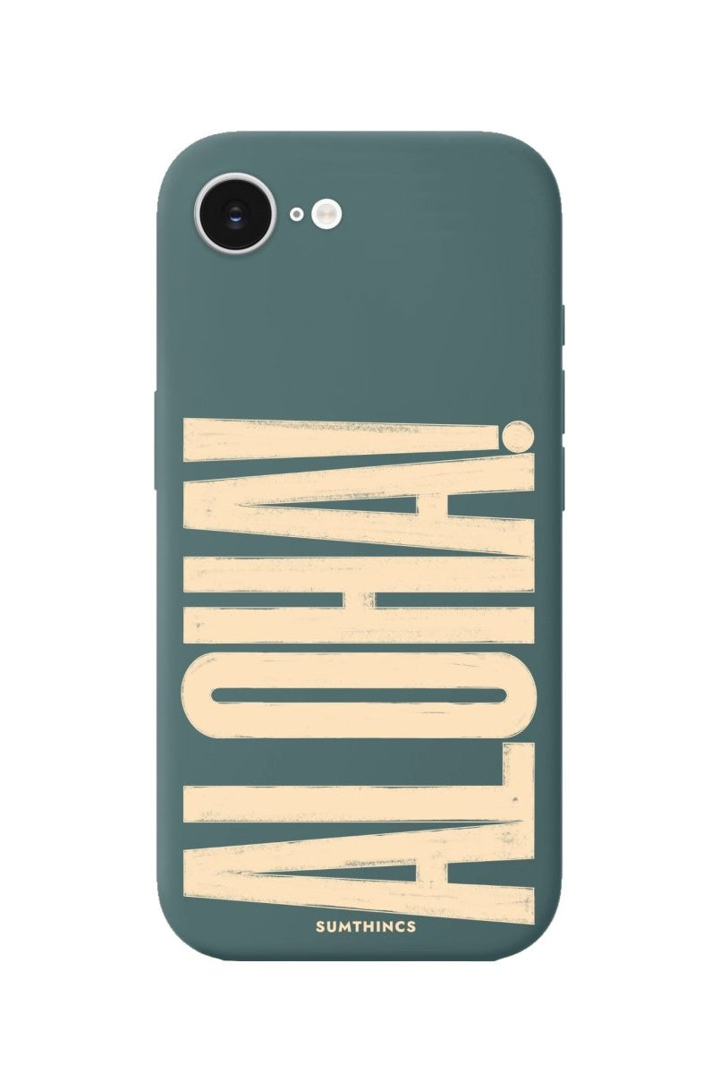 iPhone 16E Aloha Premium Telefon Kılıfı Kaktüs Yeşili - SUMTHINCS