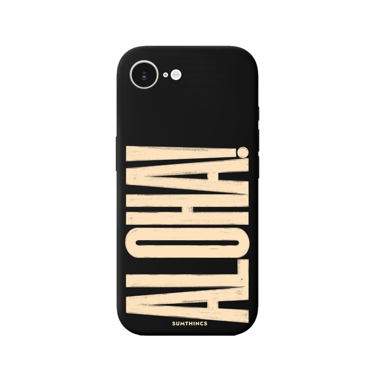 iPhone 16E Aloha Premium Telefon Kılıfı Siyah - SUMTHINCS