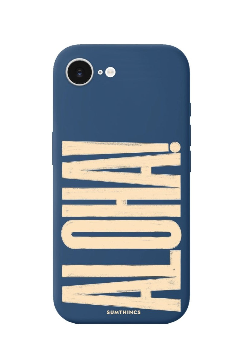 iPhone 16E Aloha Premium Telefon Kılıfı Pasifik Mavi - SUMTHINCS