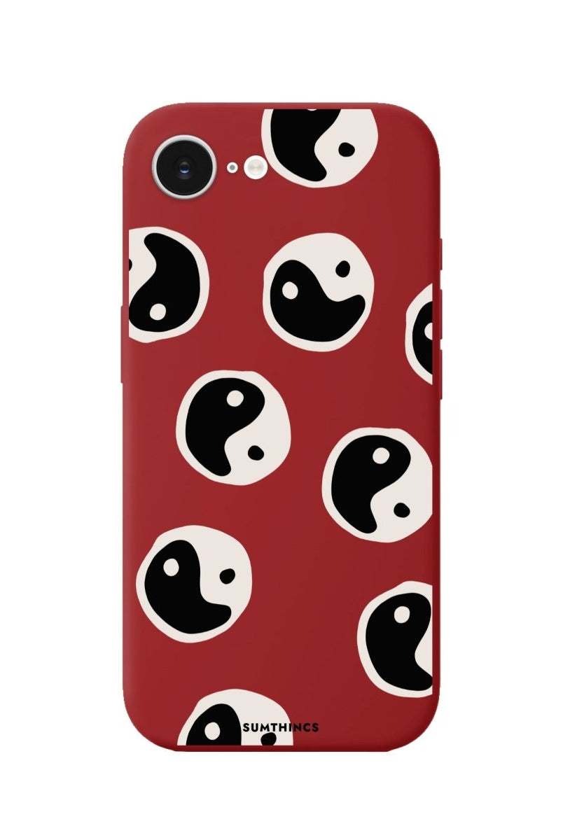 iPhone 16E Balance Premium Telefon Kılıfı Kırmızı - SUMTHINCS