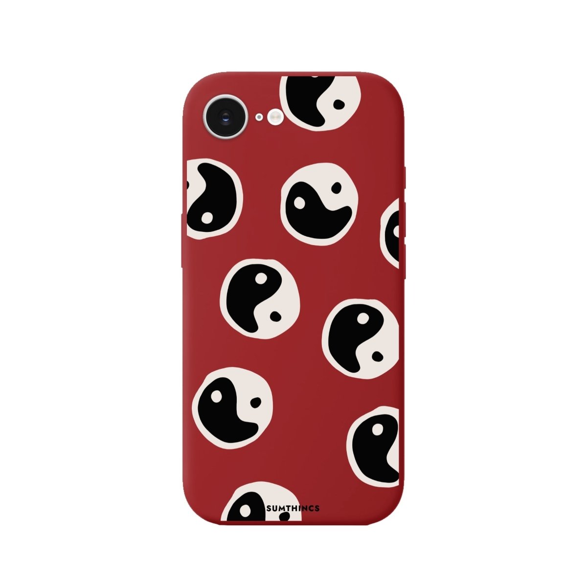 iPhone 16E Balance Premium Telefon Kılıfı Kırmızı - SUMTHINCS