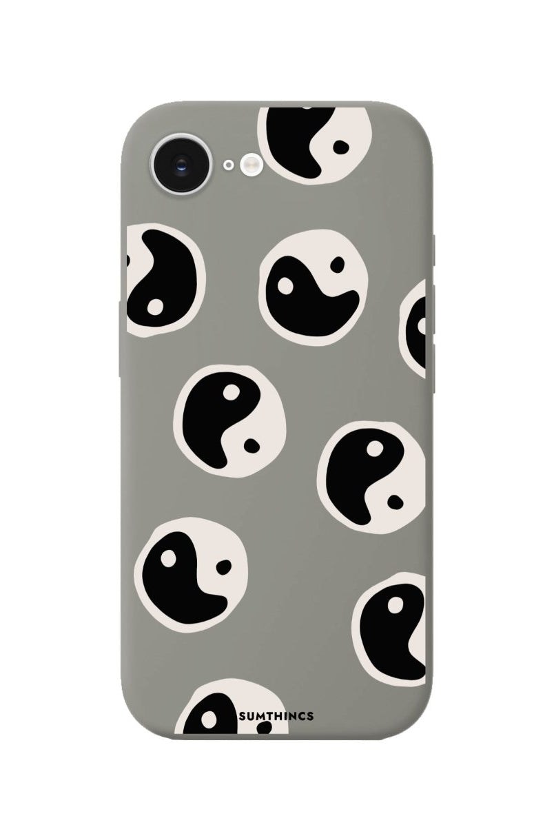 iPhone 16E Balance Premium Telefon Kılıfı Gri - SUMTHINCS