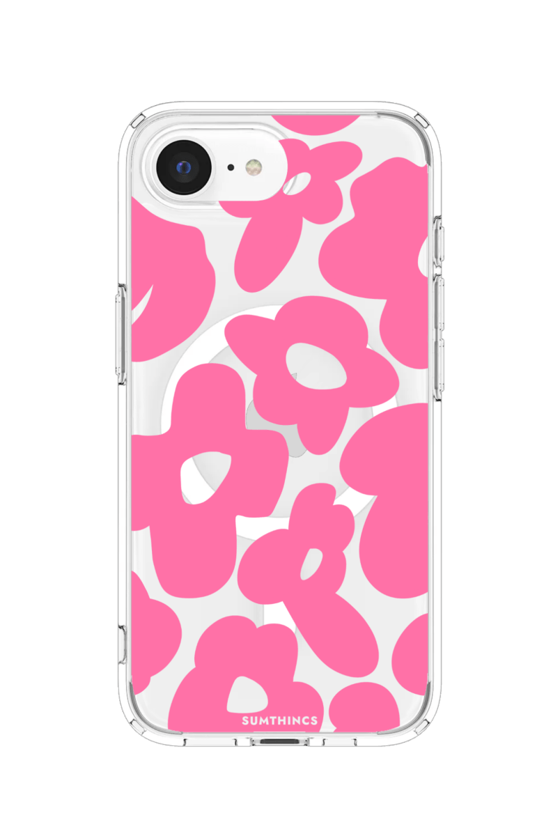 iPhone 16E Daisy Pop Clear Magsafe Telefon Kılıfı - SUMTHINCS