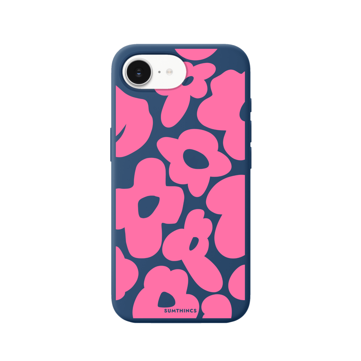 iPhone 16E Daisy Pop Premium Telefon Kılıfı Pasifik Mavi - SUMTHINCS