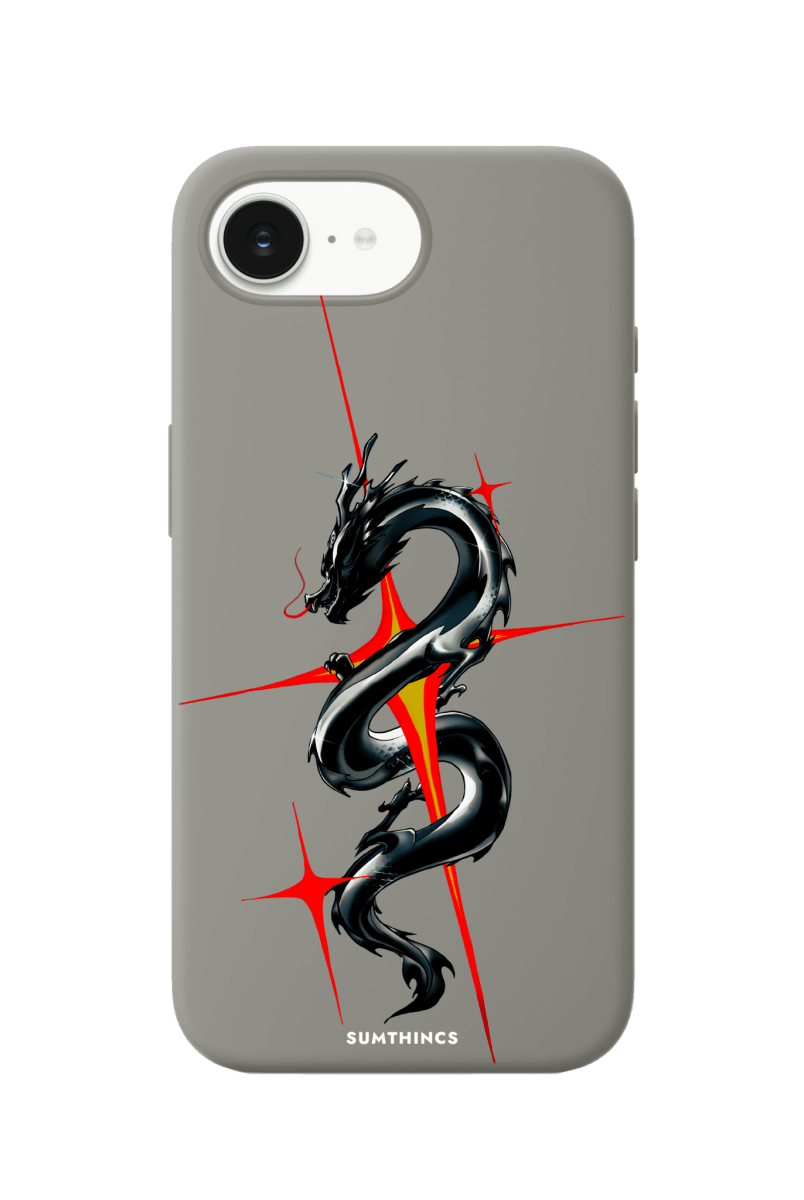 iPhone 16E Dragonflare Premium Telefon Kılıfı Gri - SUMTHINCS