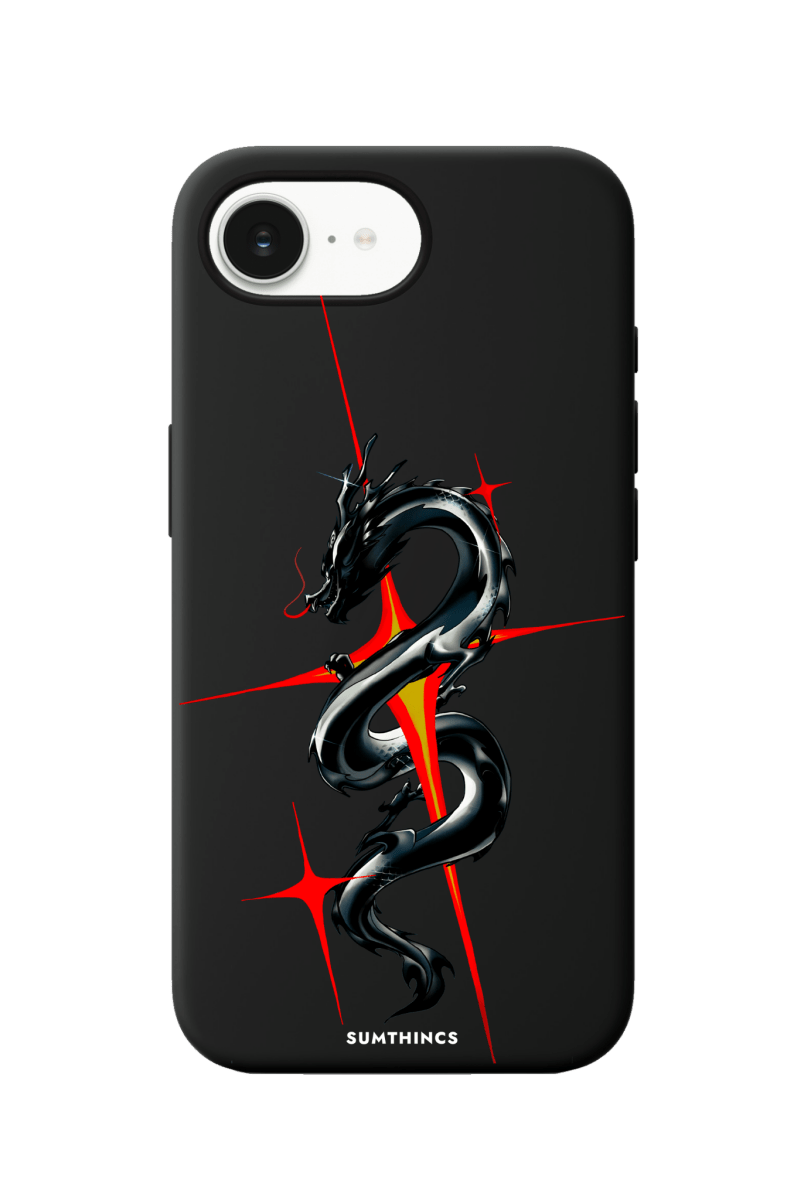 iPhone 16E Dragonflare Premium Telefon Kılıfı Siyah - SUMTHINCS