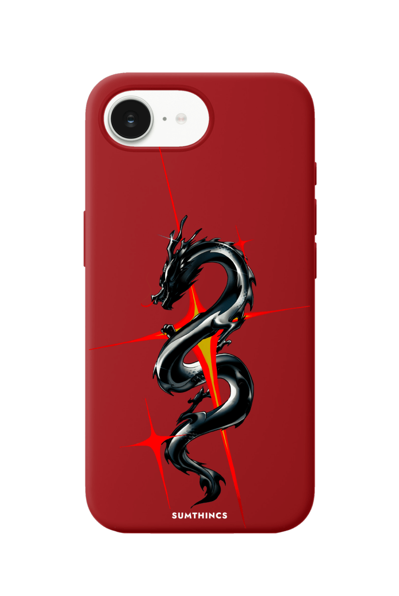 iPhone 16E Dragonflare Premium Telefon Kılıfı Kırmızı - SUMTHINCS