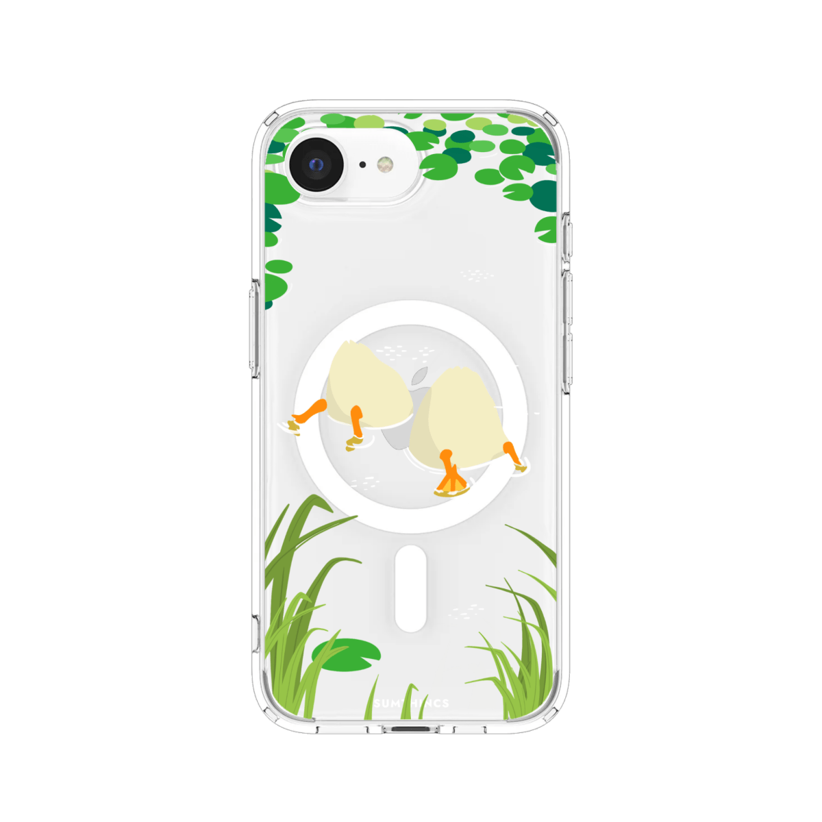 iPhone 16E Ducks Clear Magsafe Telefon Kılıfı - SUMTHINCS