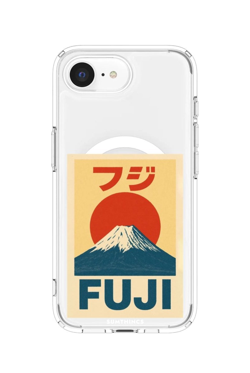 iPhone 16E Fujisan Clear Magsafe Telefon Kılıfı - Sumthincs