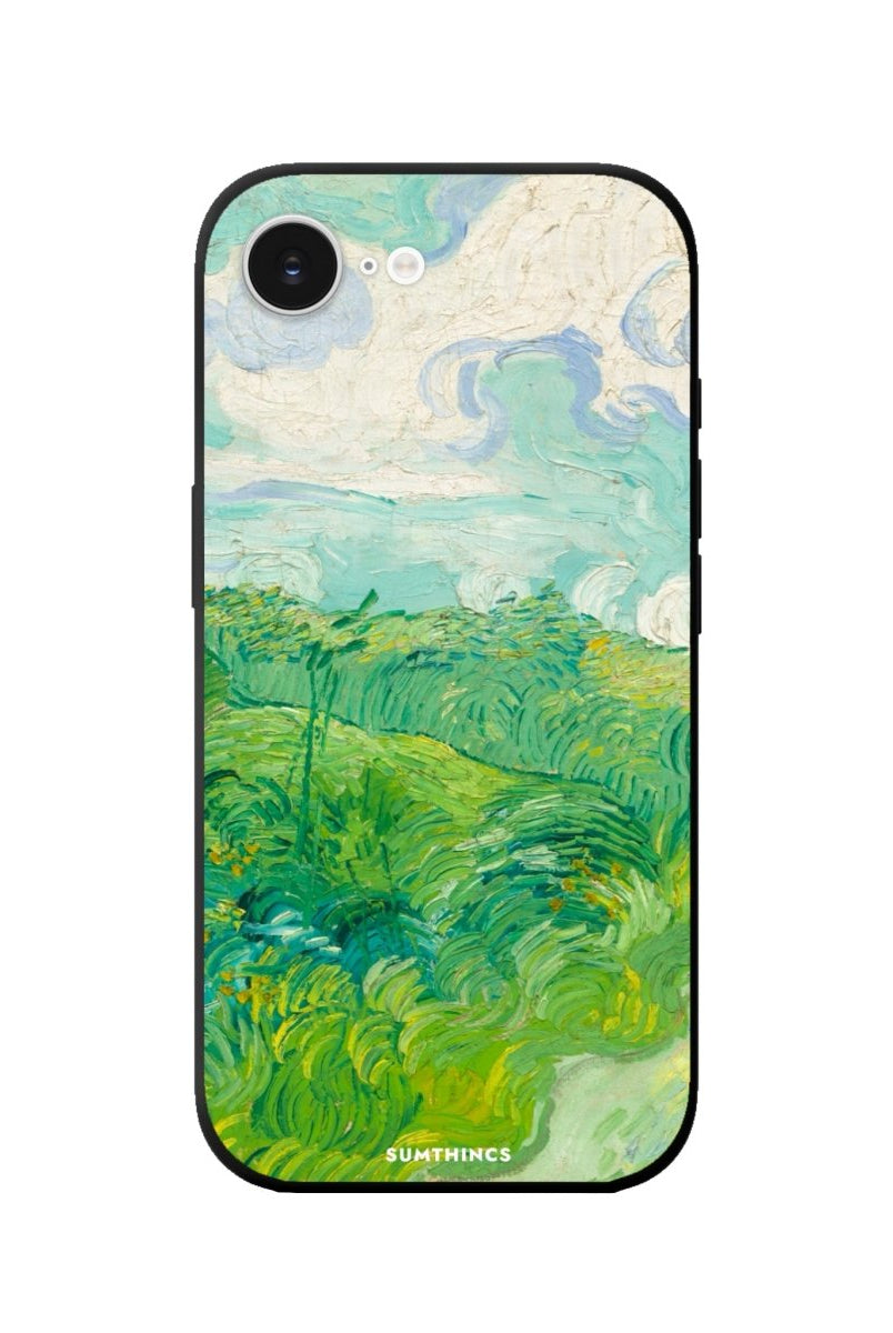 iPhone 16E Green Wheat Fields Premium Telefon Kılıfı - SUMTHINCS