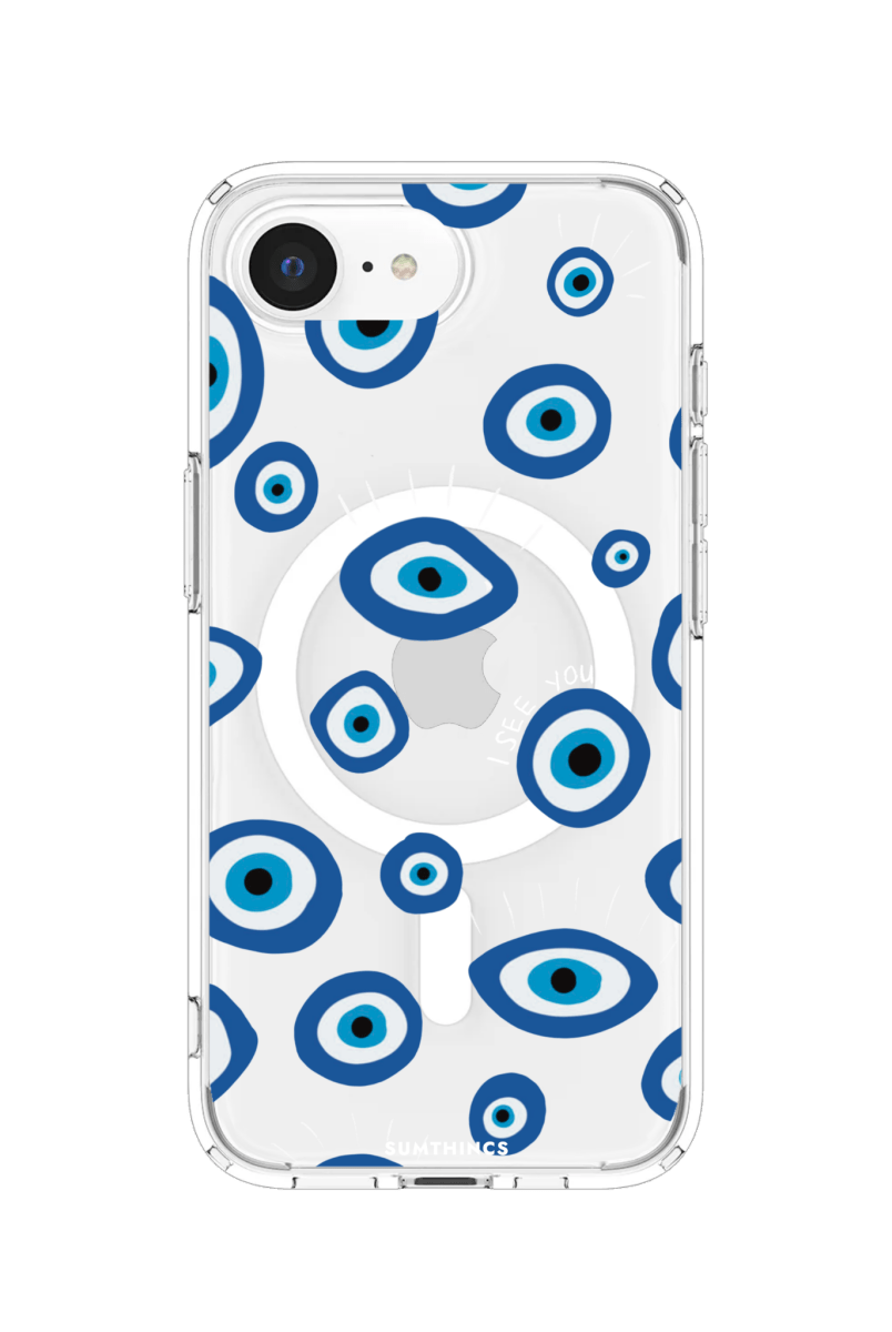 iPhone 16E I See You Clear Magsafe Şeffaf Telefon Kılıfı - SUMTHINCS