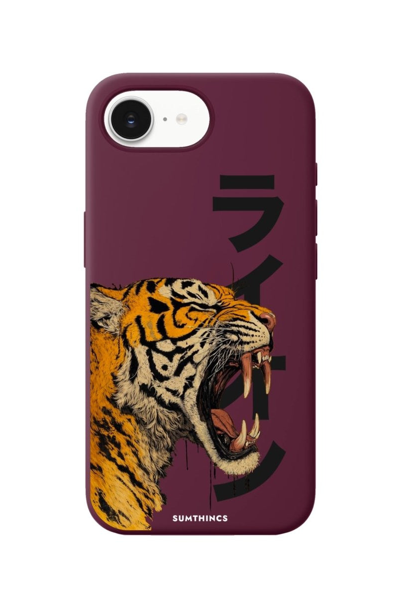 iPhone 16E Lion Premium Telefon Kılıfı Bordo - Sumthincs