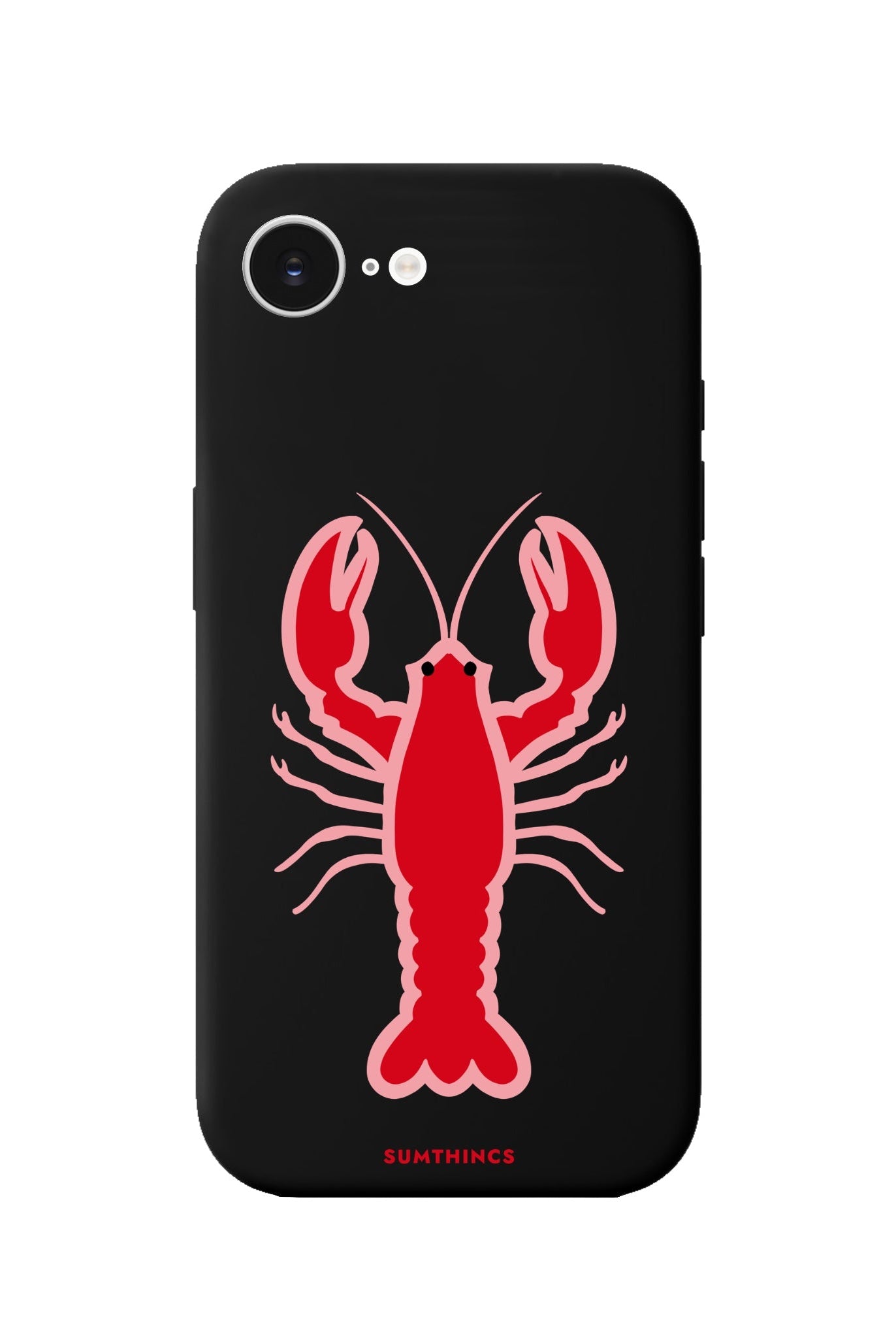 iPhone 16E Lobster Premium Telefon Kılıfı Siyah - SUMTHINCS