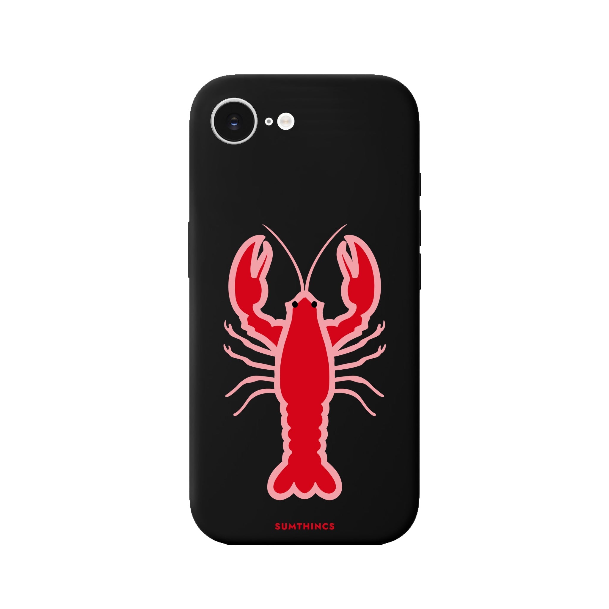 iPhone 16E Lobster Premium Telefon Kılıfı Siyah - SUMTHINCS