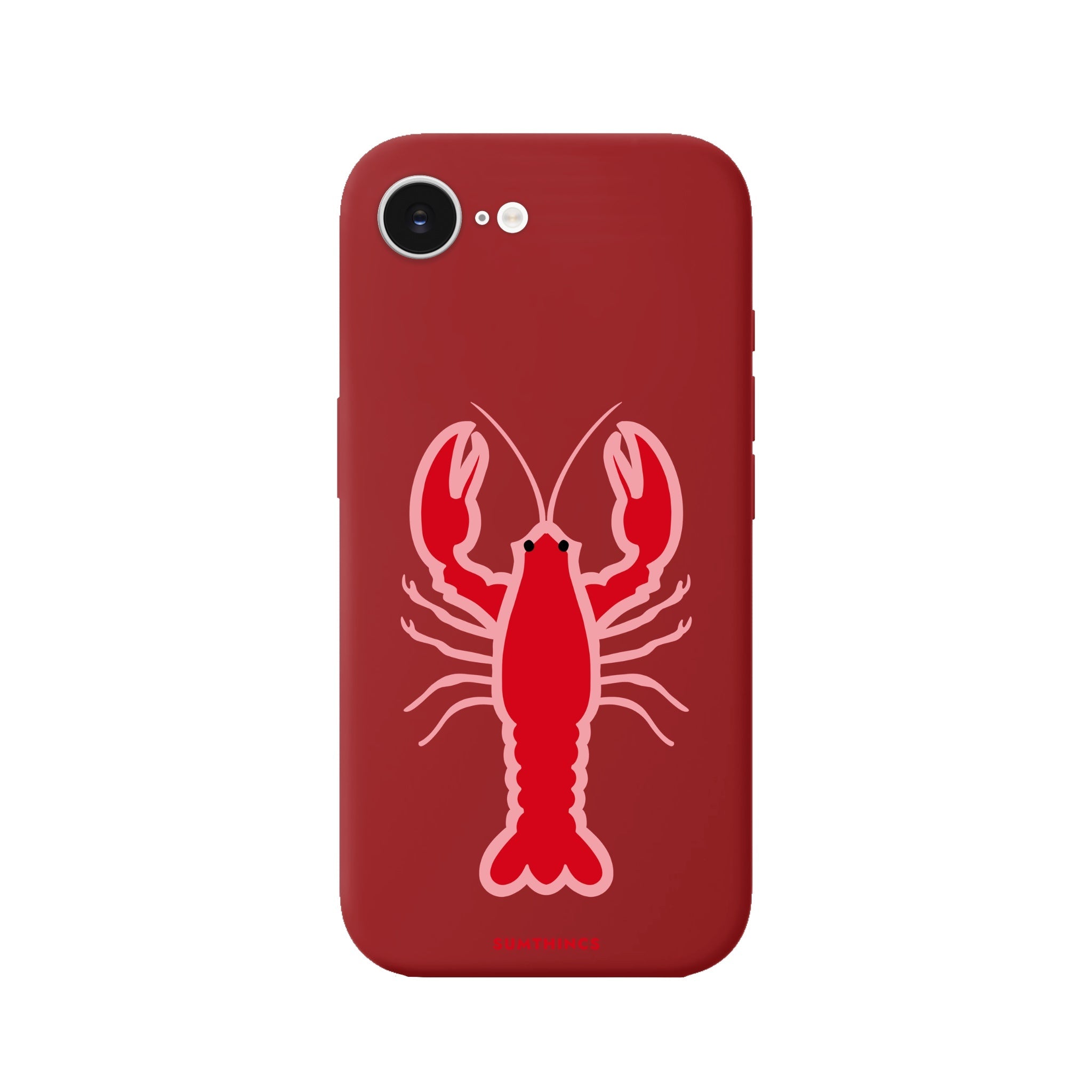 iPhone 16E Lobster Premium Telefon Kılıfı Kırmızı - SUMTHINCS