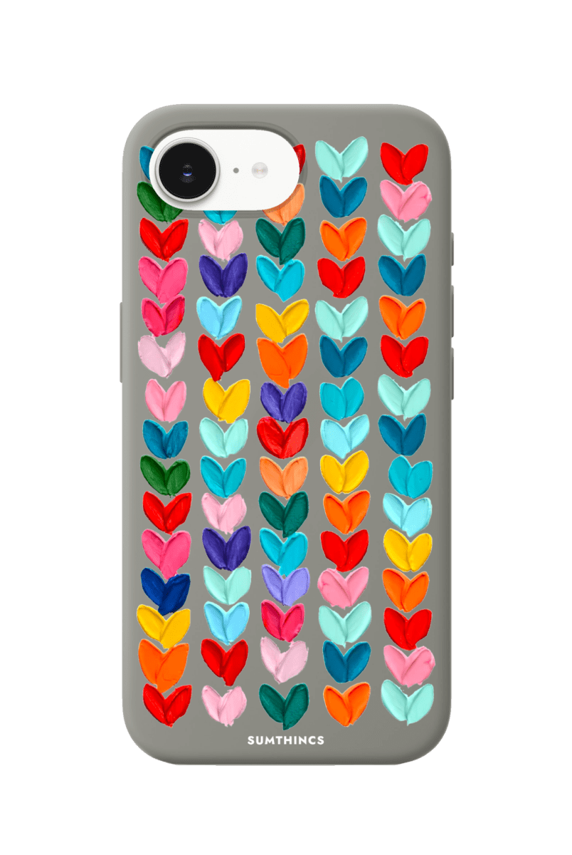 iPhone 16E Lovestorm Premium Telefon Kılıfı Gri - SUMTHINCS