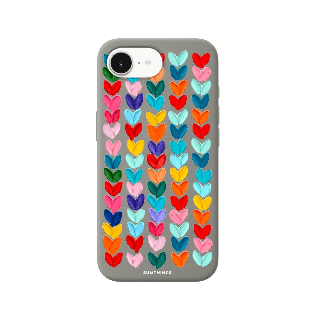 iPhone 16E Lovestorm Premium Telefon Kılıfı Gri - SUMTHINCS