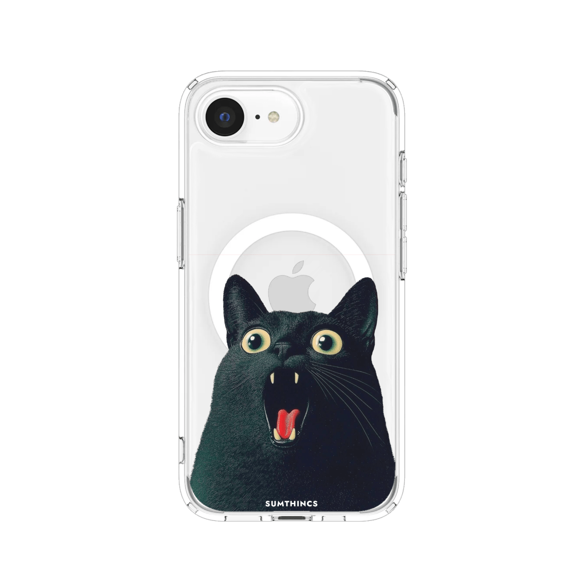 iPhone 16E Meoww Clear Magsafe Telefon Kılıfı - SUMTHINCS