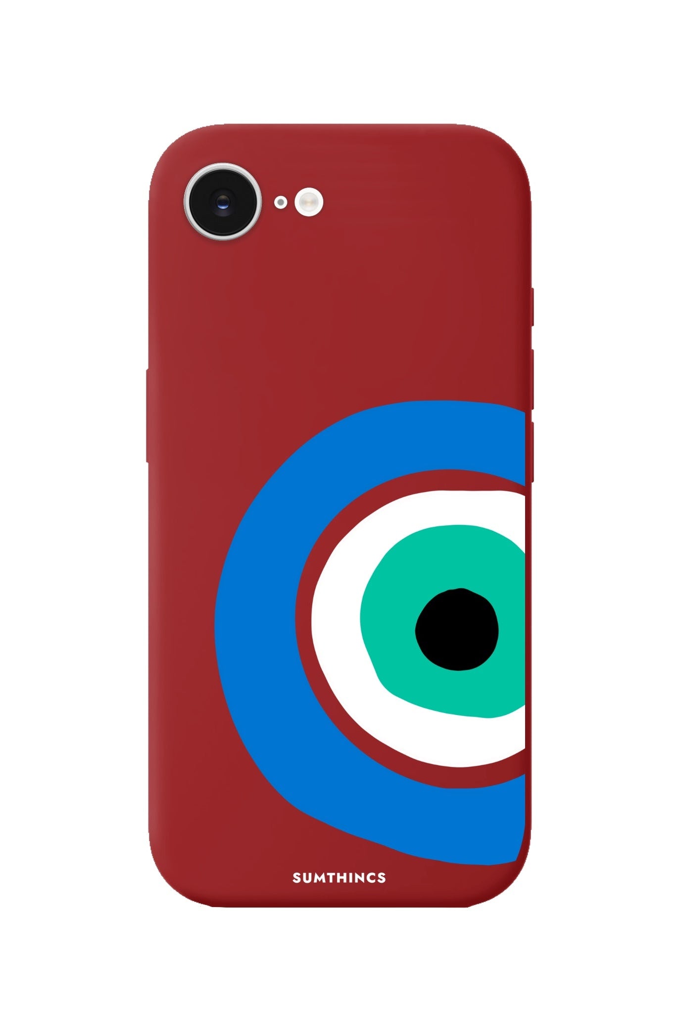 iPhone 16E Ocean Eye Premium Telefon Kılıfı Kırmızı - SUMTHINCS