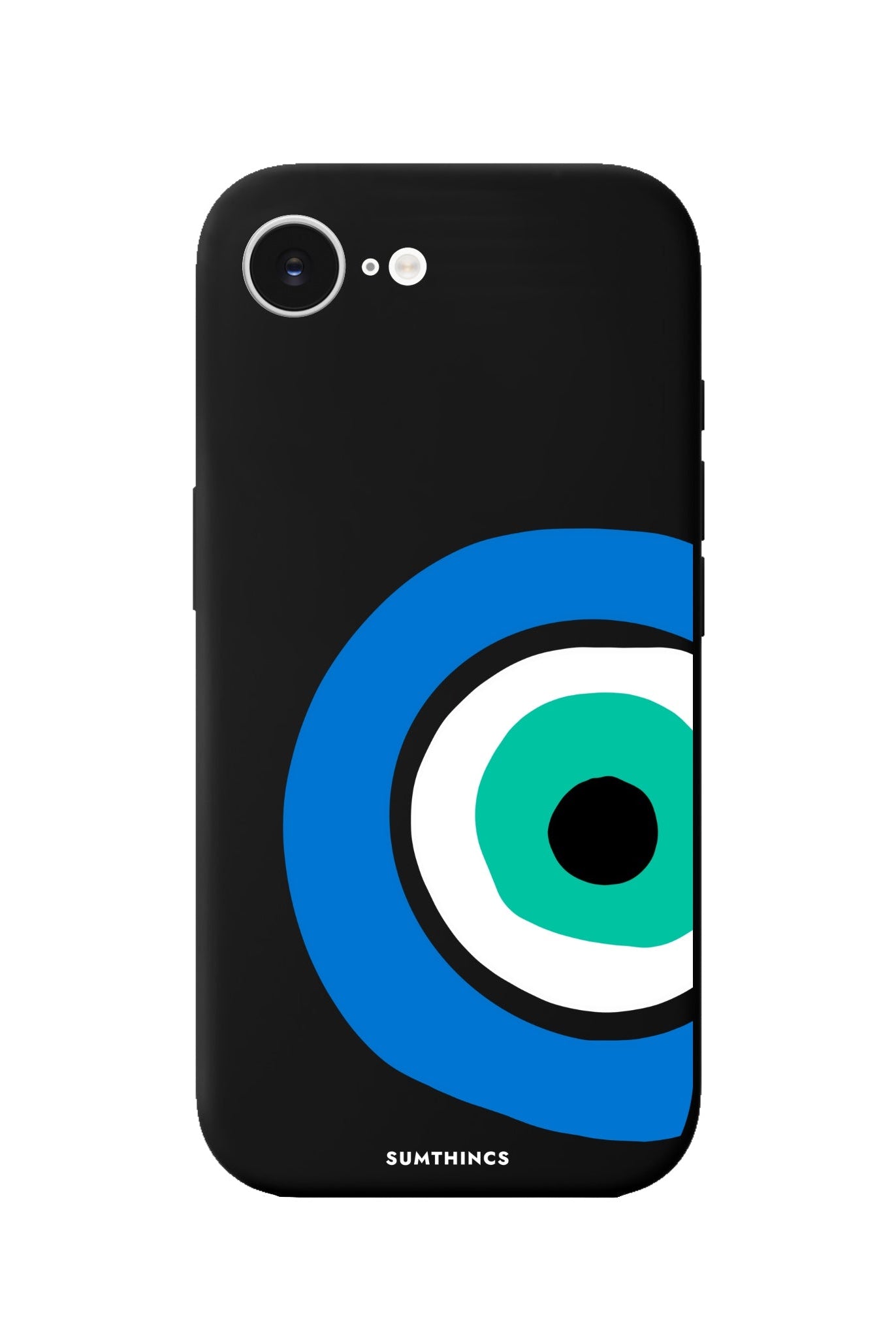 iPhone 16E Ocean Eye Premium Telefon Kılıfı Siyah - SUMTHINCS