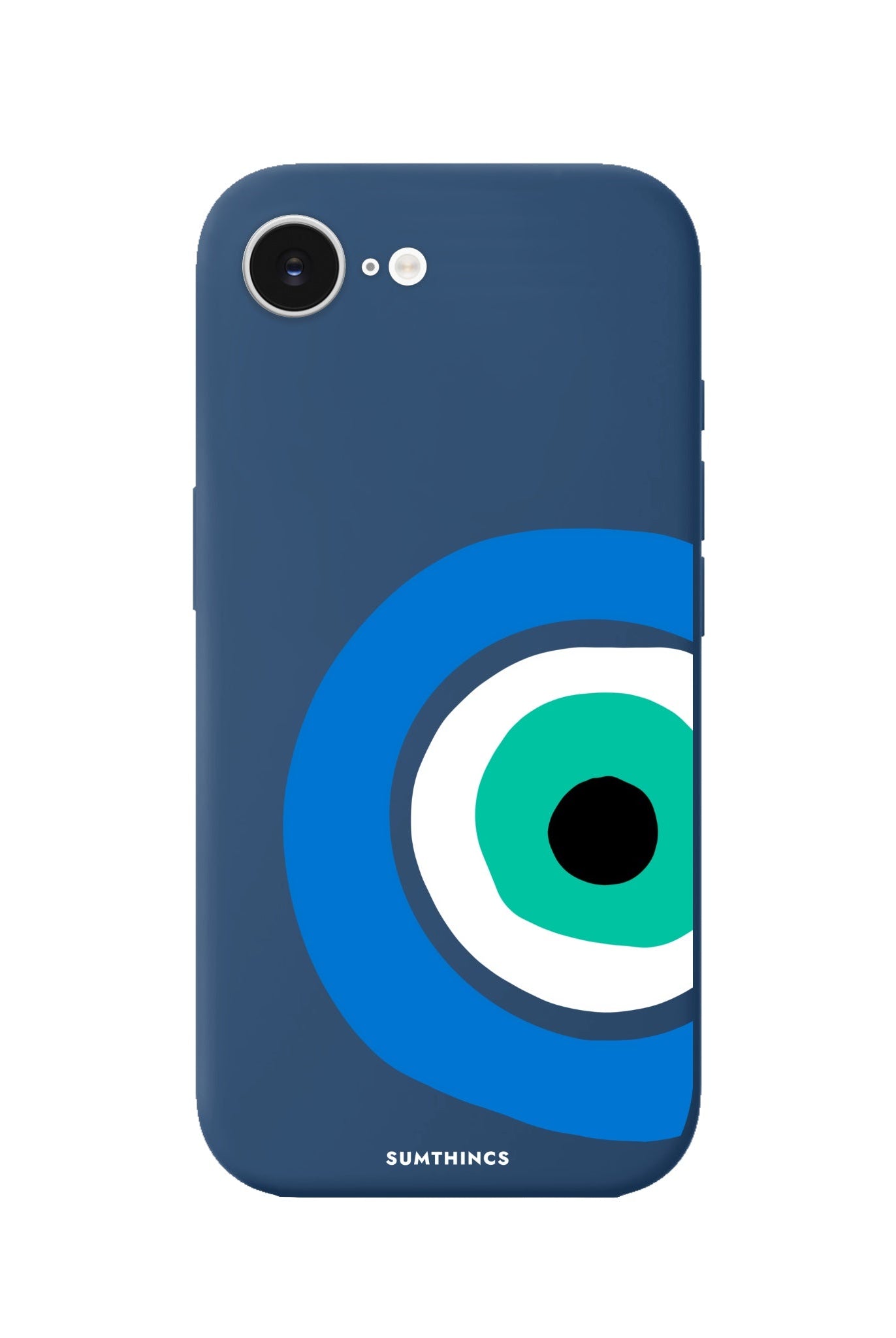 iPhone 16E Ocean Eye Premium Telefon Kılıfı Pasifik Mavi - SUMTHINCS