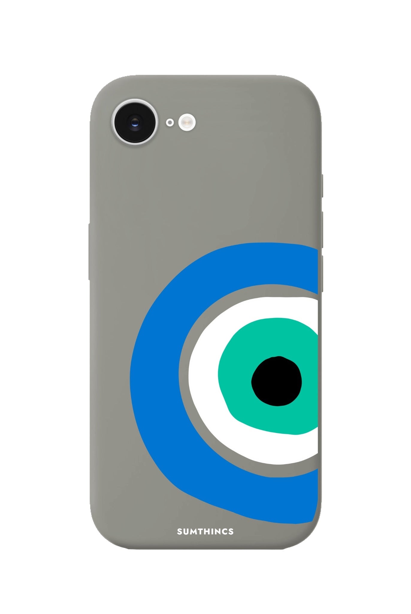 iPhone 16E Ocean Eye Premium Telefon Kılıfı Gri - SUMTHINCS